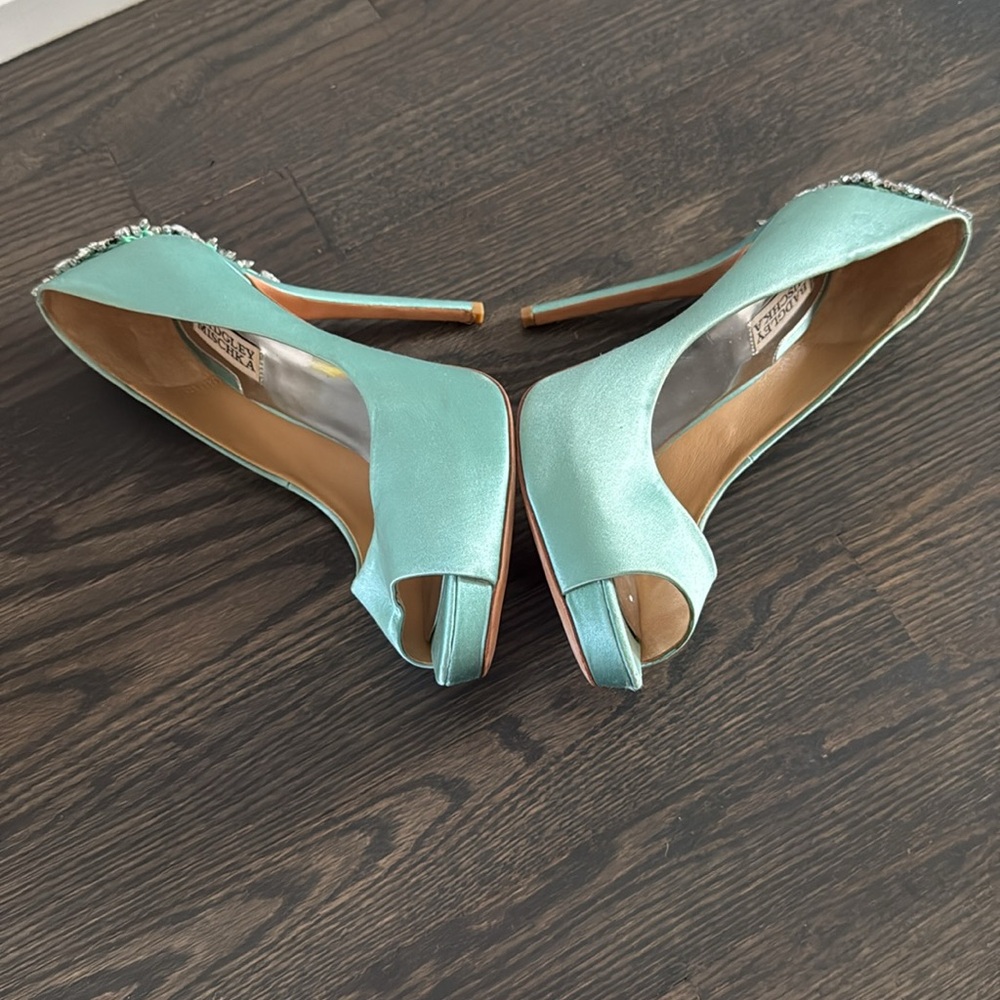 Badgley Mischka Kiara Heels-Authentic-NWOB - Picture 4 of 11